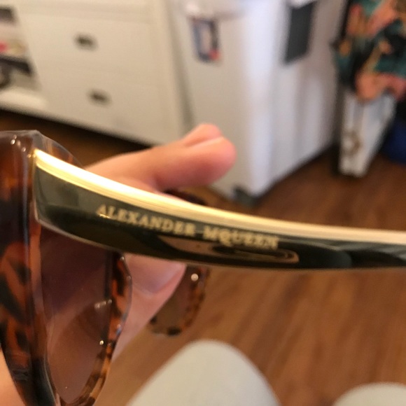 Alexander McQueen 4147 Havana Sunglasses